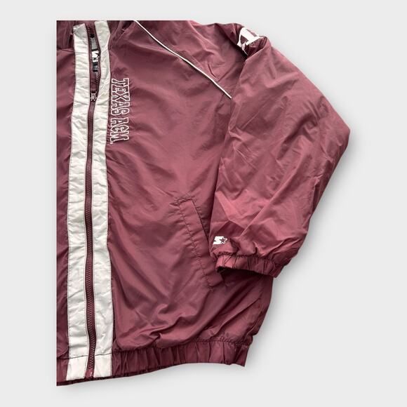 Vintage Starter Texas A&M Aggies Jacket – Maroon Full Zip – Men’s XL - Picture 10 of 13